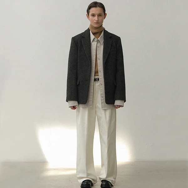 ESSENTIAL WOOL SINGLE JACKET(JK-2990)