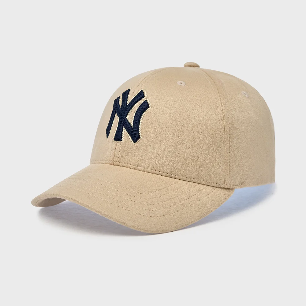 基本款 色 麂皮 Structure 棒球帽 NY (Beige)