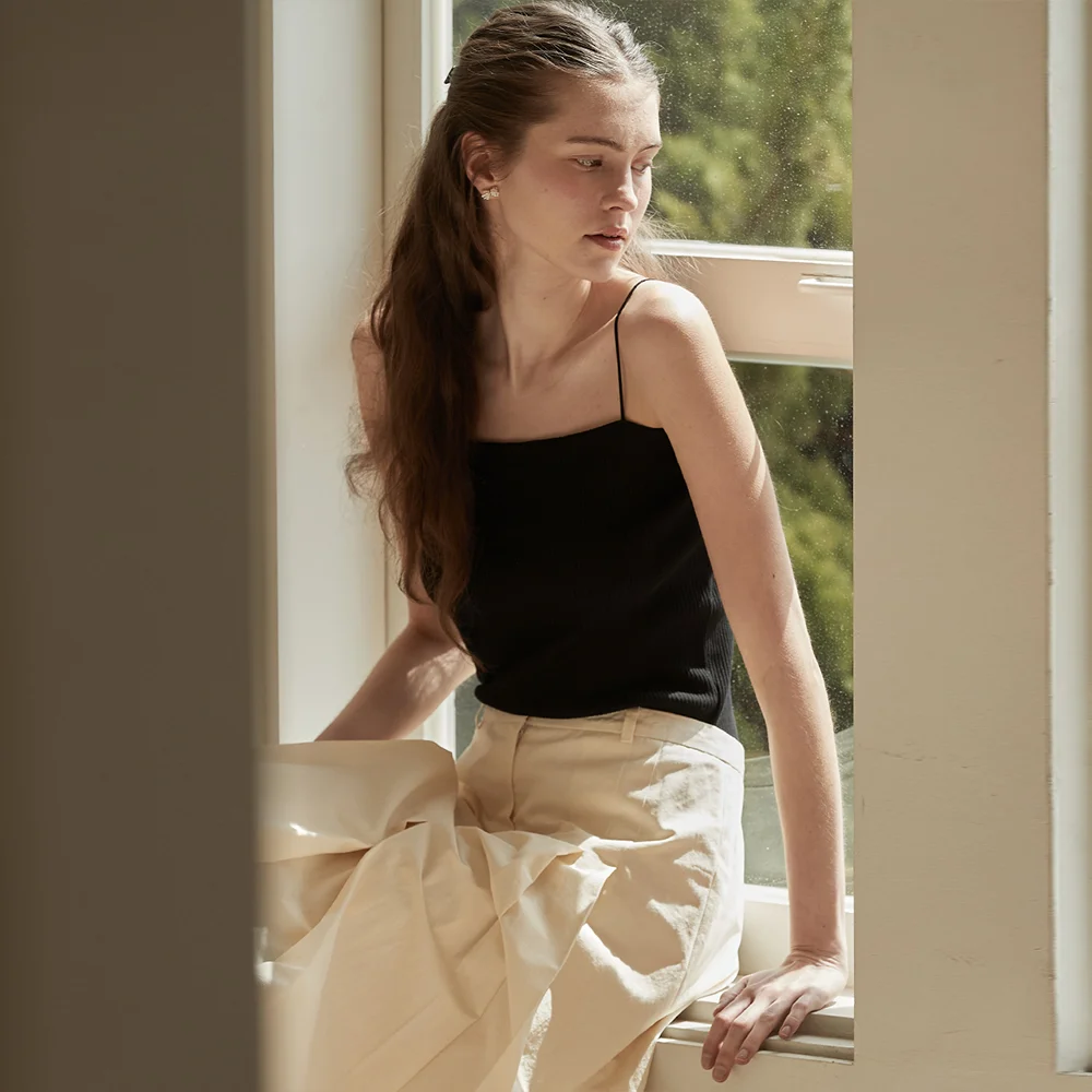 Inner sleeveless top - Black