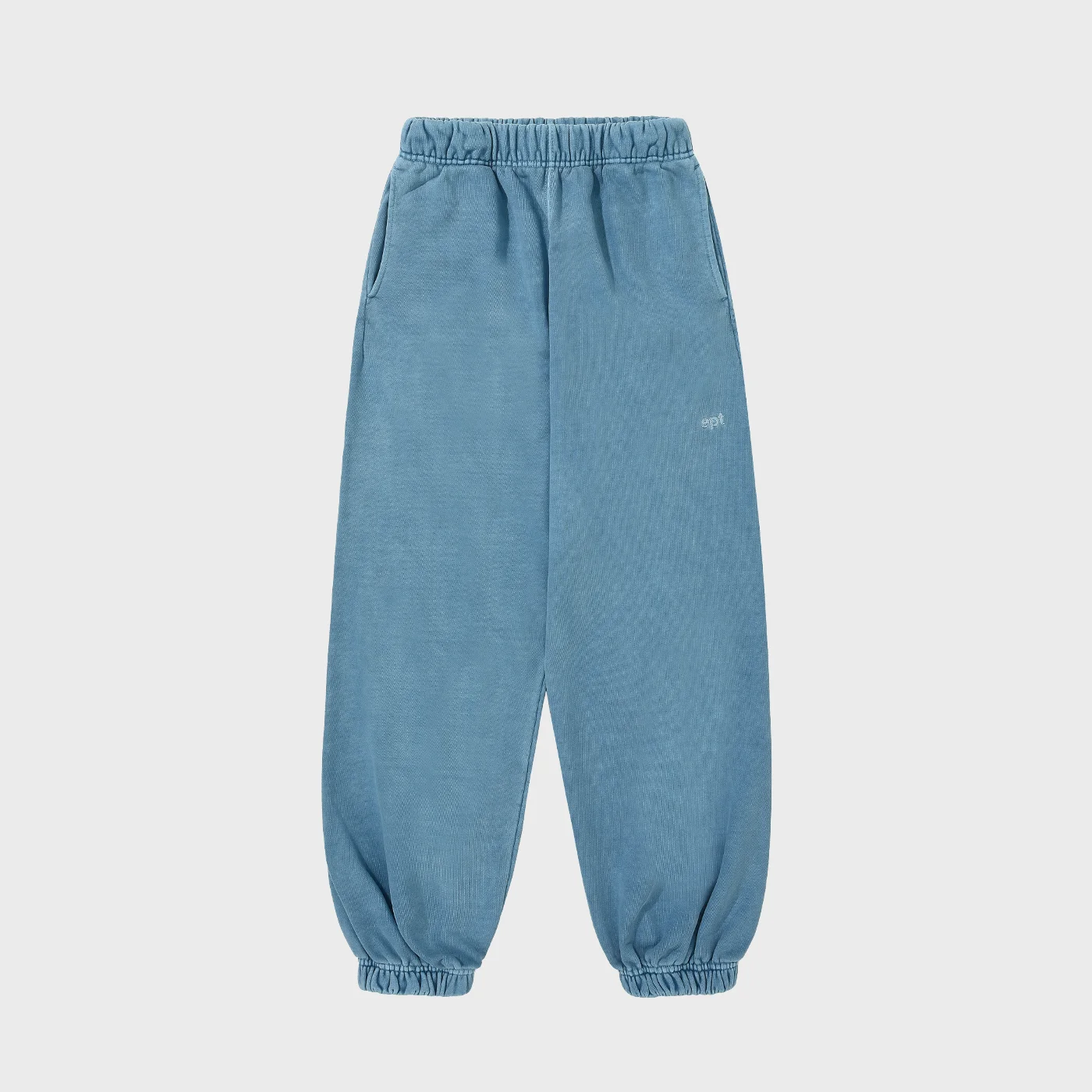 EMBROIDERED PIGMENT SWEAT PANT (MINT)