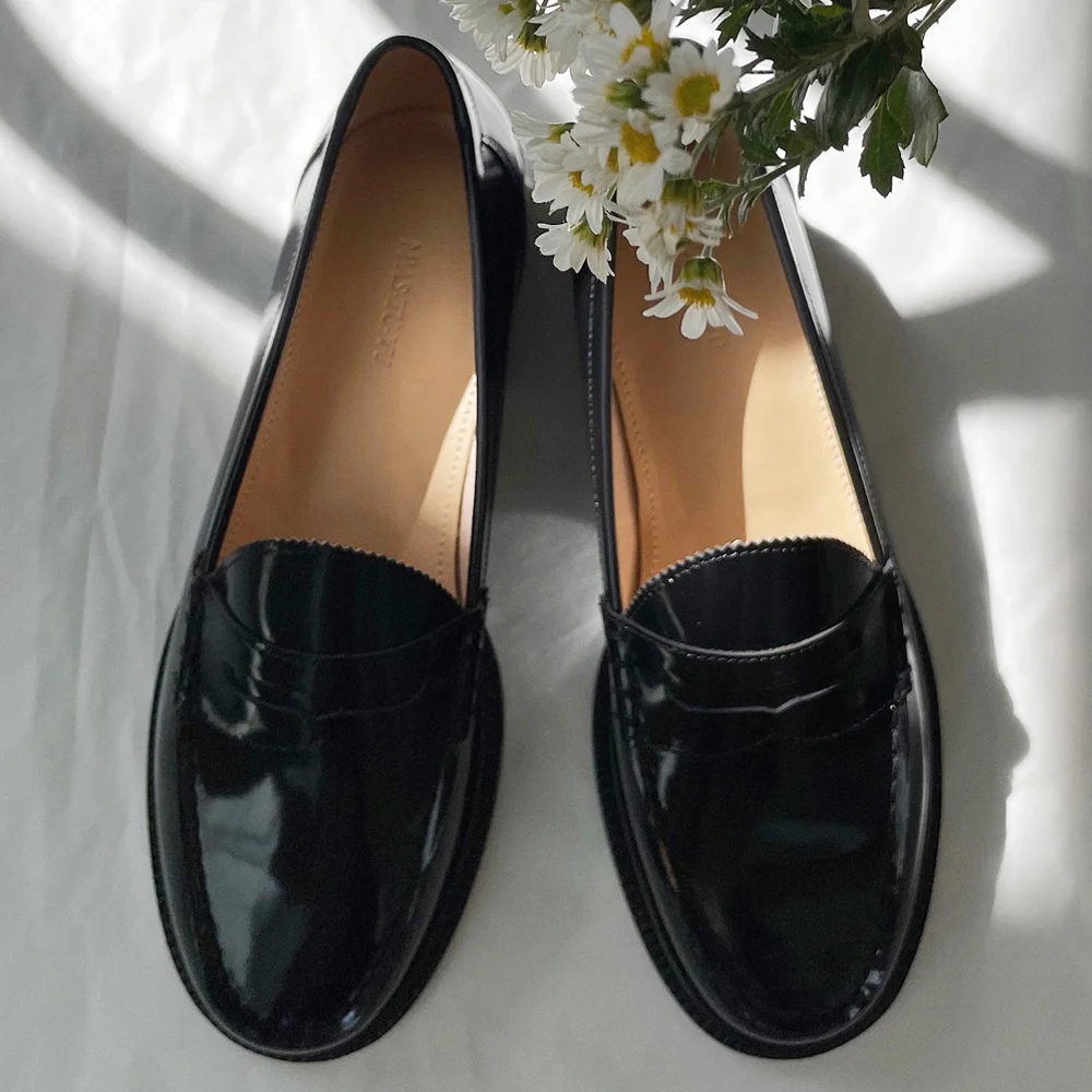 Jade penny loafers_black