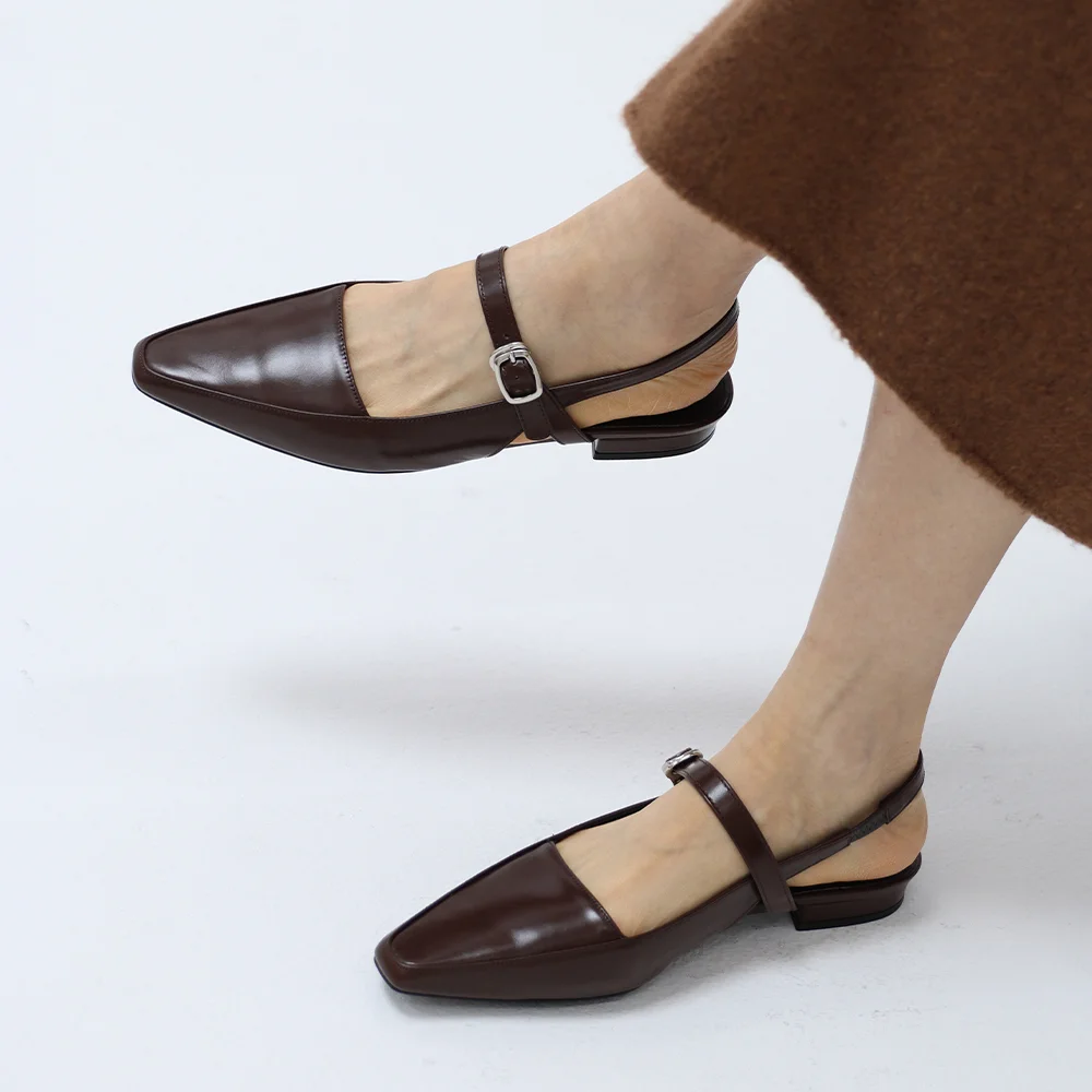 mod backopen flat shoes_24505_brown