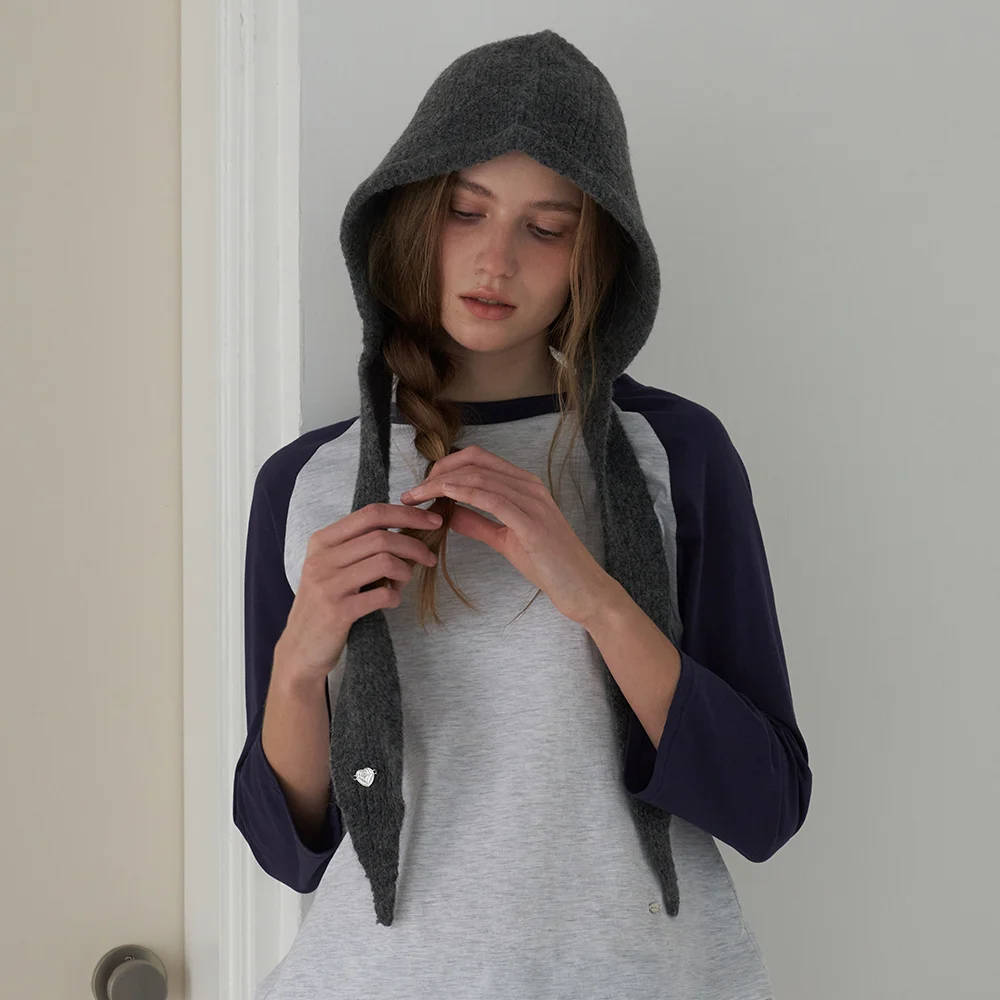 Soft Knit Hood Muffler_3 color