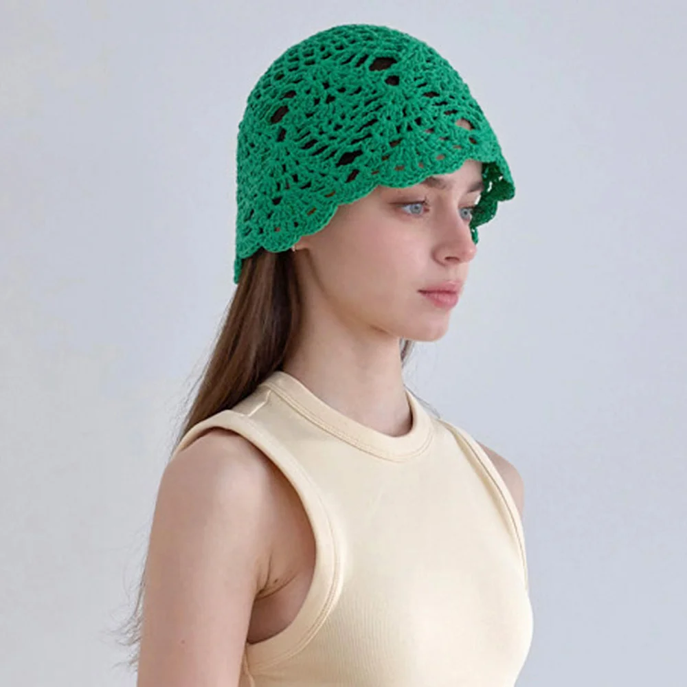Pineapple Bucket Hat _ Green (菠蘿 手工製 鉤織 漁夫帽)