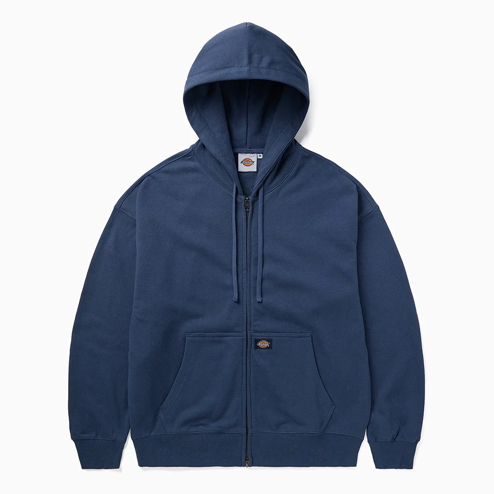 基本款 標誌 連帽衫 拉鏈 Navy