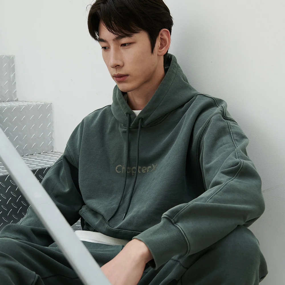 Pigment CP 氣孔 連帽衫 (Green)