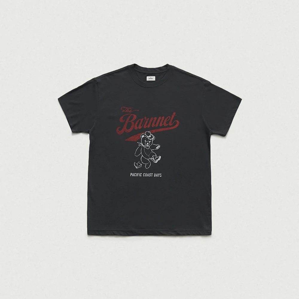 Barnnet Swing Bear T-Shirt_Charcoal
