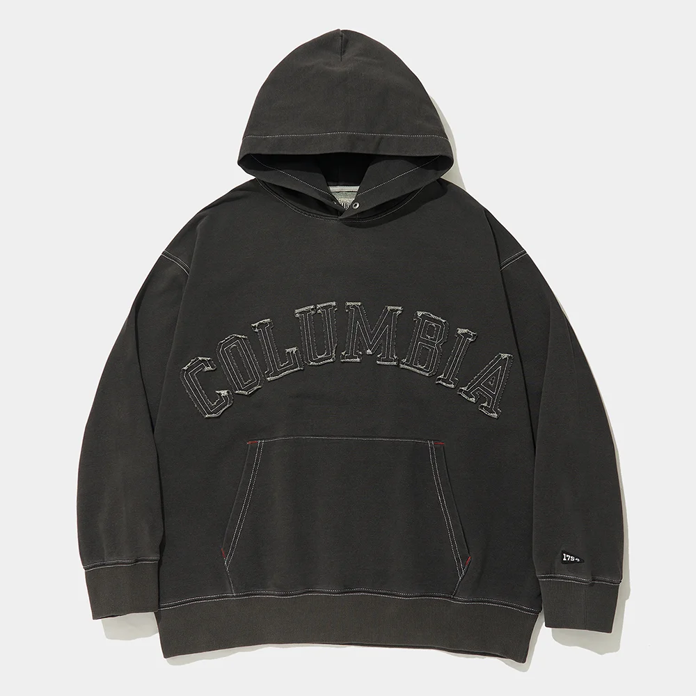 BIG ARCH DENIM TERRY HOODIE_BLACK JEAN