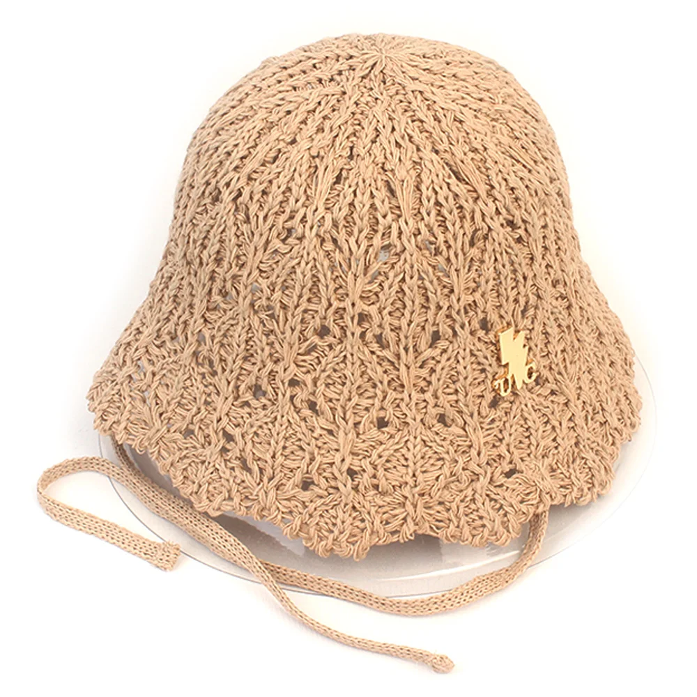 Summer String Beige Bonnet Hat 夏日漁夫帽