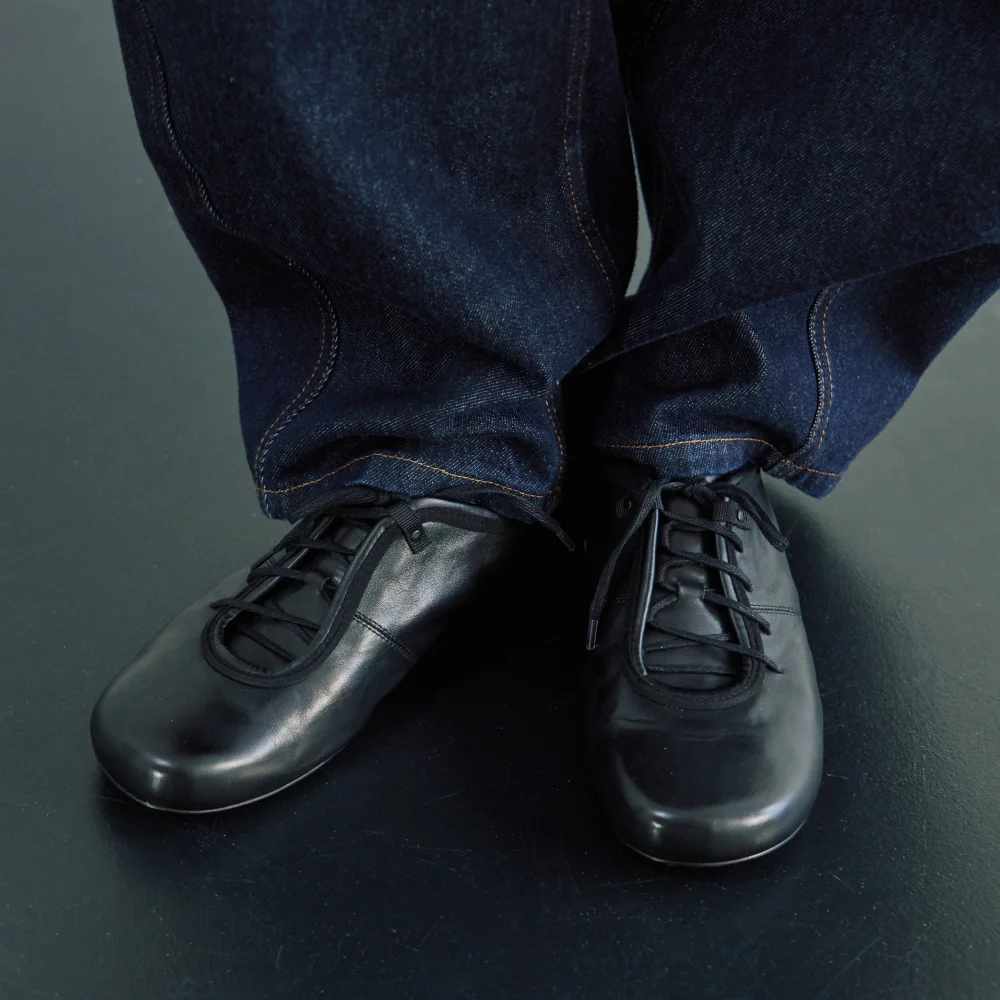 LACE UP BOWLING SHOES (SOFT BLACK)