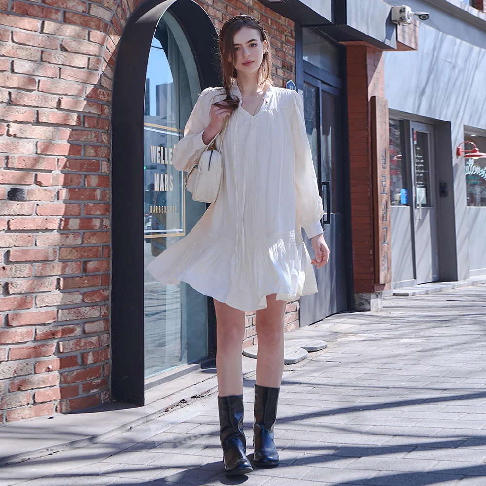 May frill ethnic dress_2 Colors