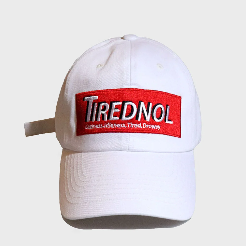 TIREDNOL BOX WHITE BALL CAP