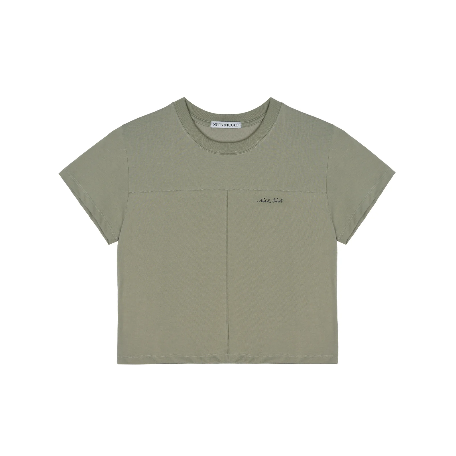 SEAM HALF TOP_KHAKI