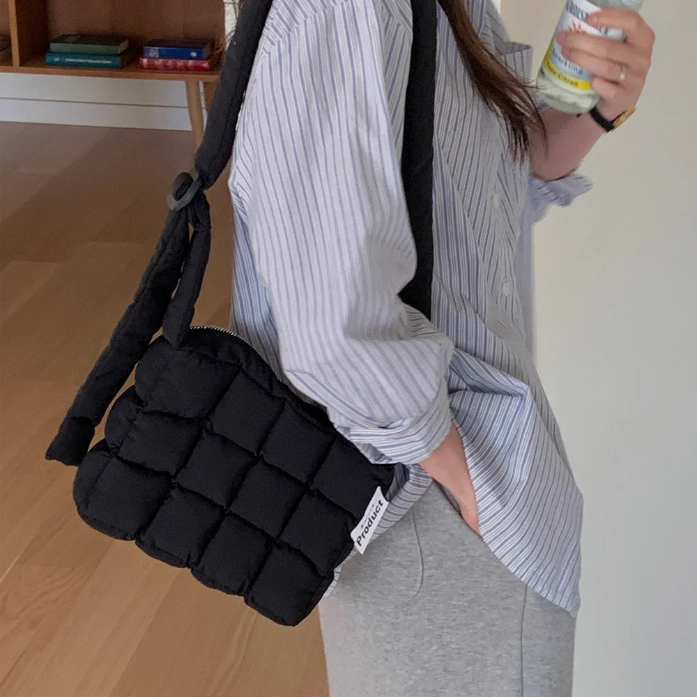 (39次入貨) Chocolate Puffer Cross Bag _ BLACK _ M(朱古力袋)