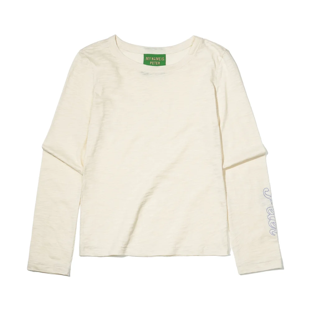 (W) PETER LONG SLEEVE T-SHIRT - IVORY