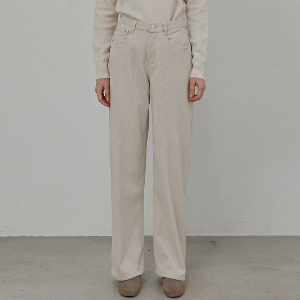 May wide corduroy pants_3 Colors