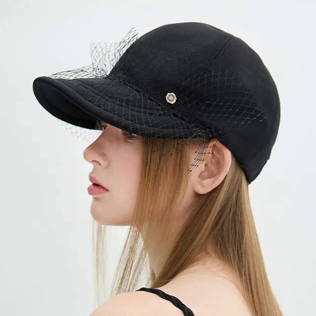 Lace Wire Cap - Black