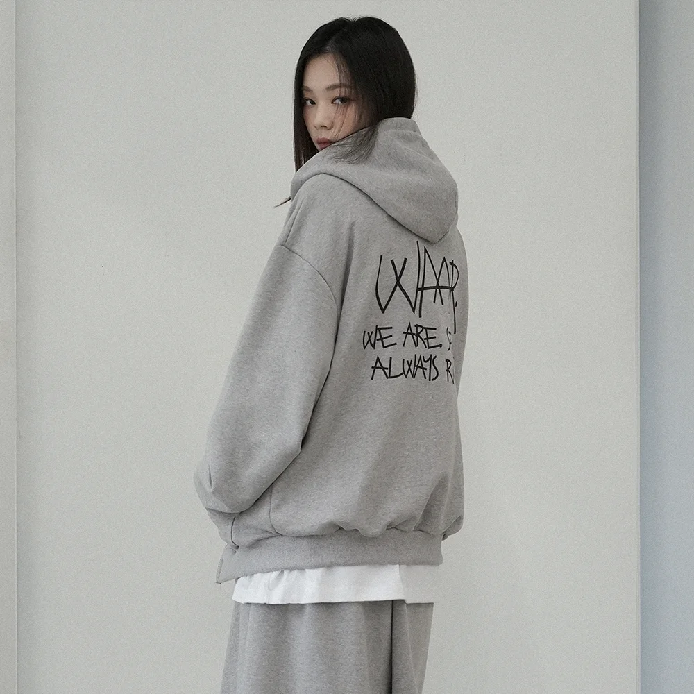 M1044 2WAY HOOD ZIP-UP (4COLORS)