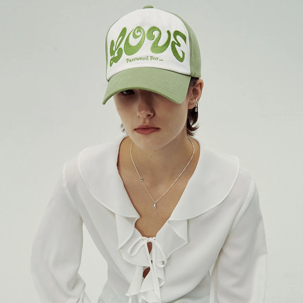 Love Ball Cap (Light Green)