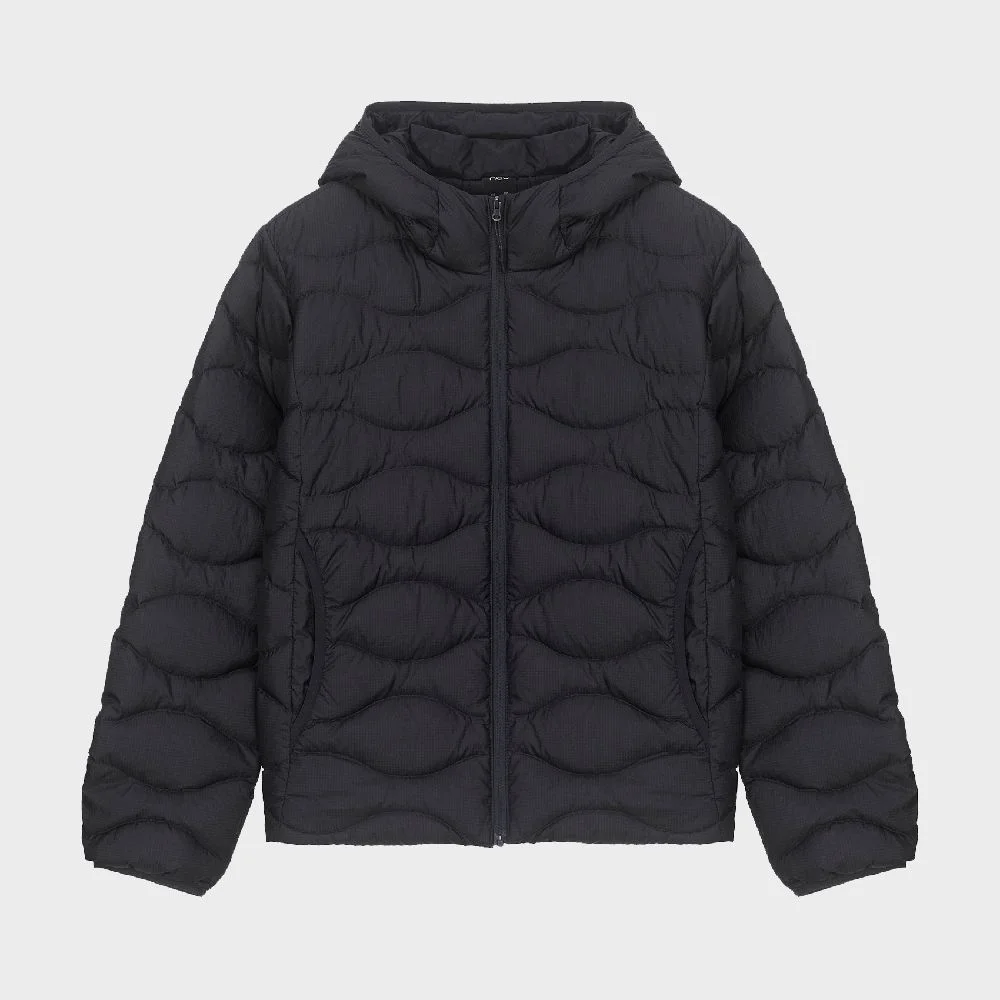 W Featherlite 短 連帽衫 Down Dark Gray