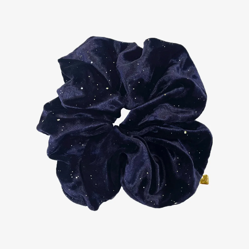 Becky scrunchie, INDIGO