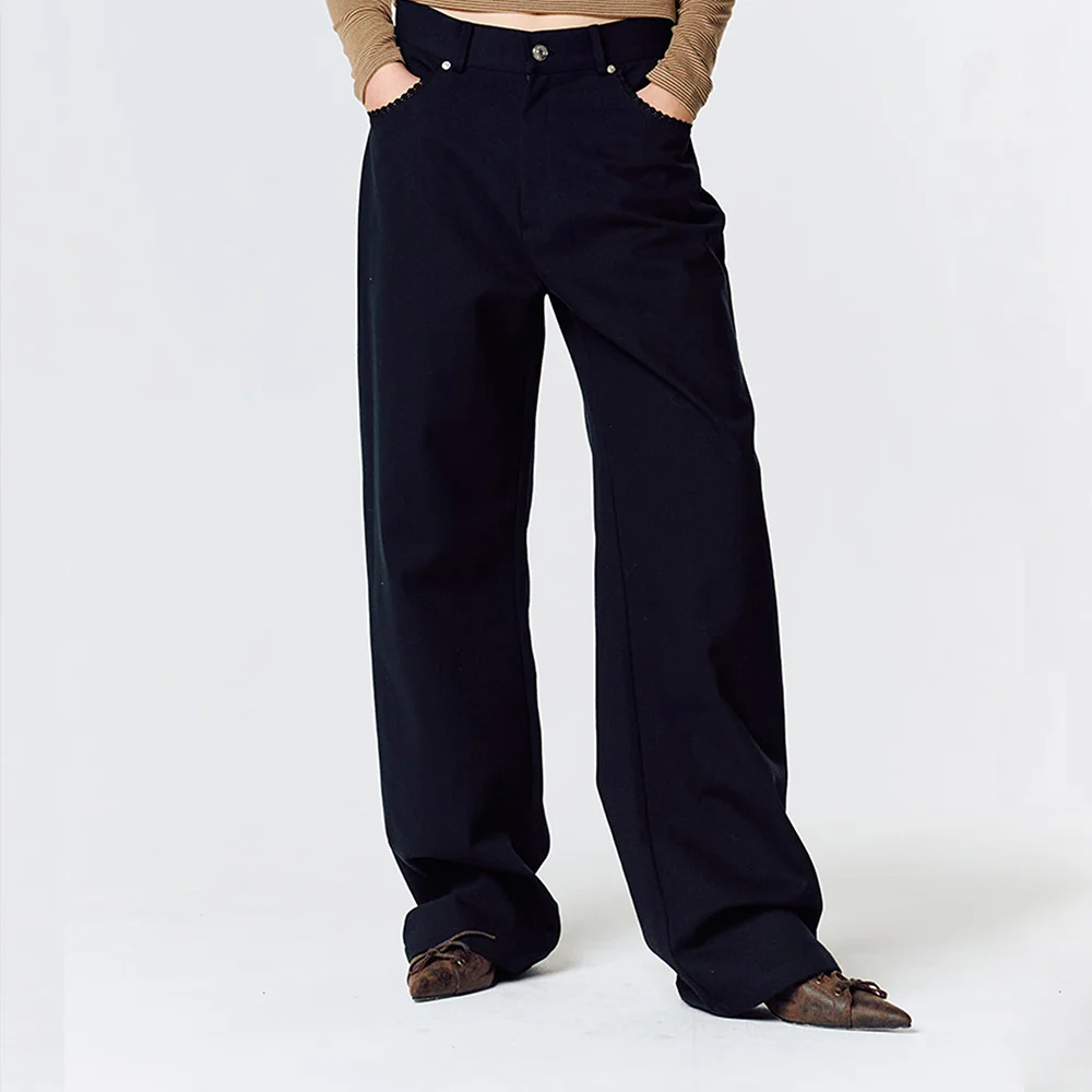 L15 COTTON PANTS(BLACK)
