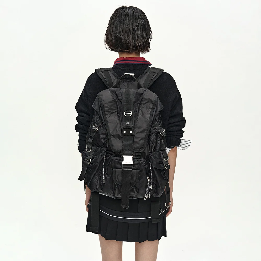 UNISEX TECHNICAL SMALL BERLIN BACKPACK aaa425u(BLACK)
