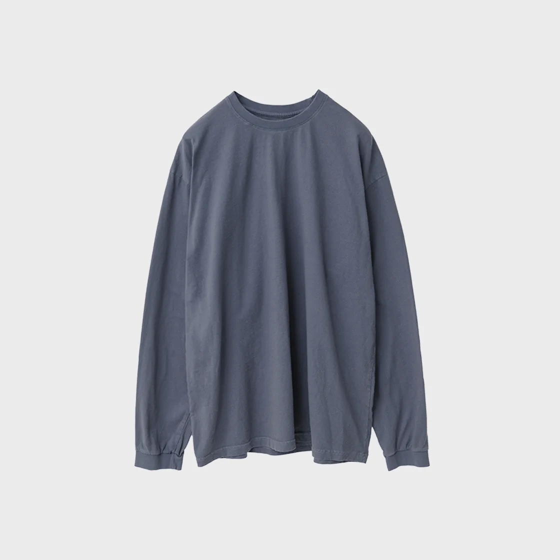 Washed Long Sleeve, Dark Navy
