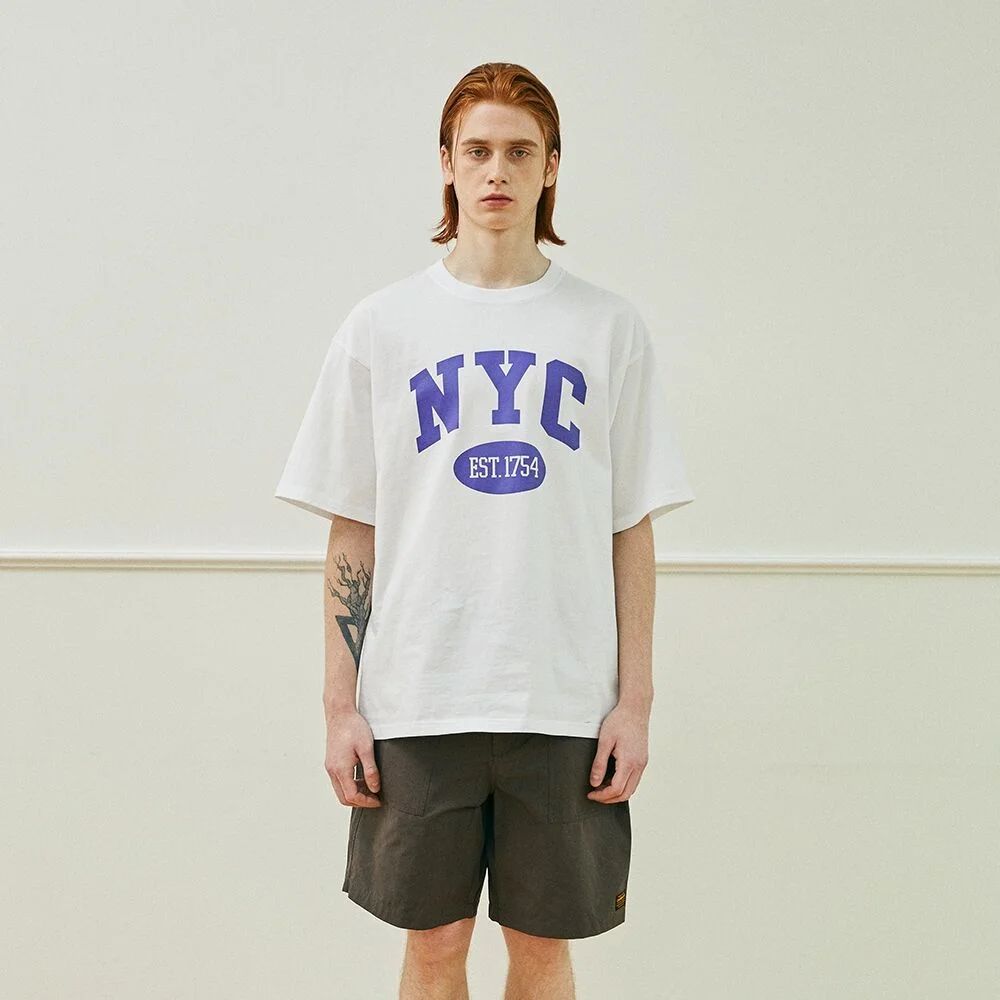 NYC ARCH LOGO S/S T-SHIRTS 白色
