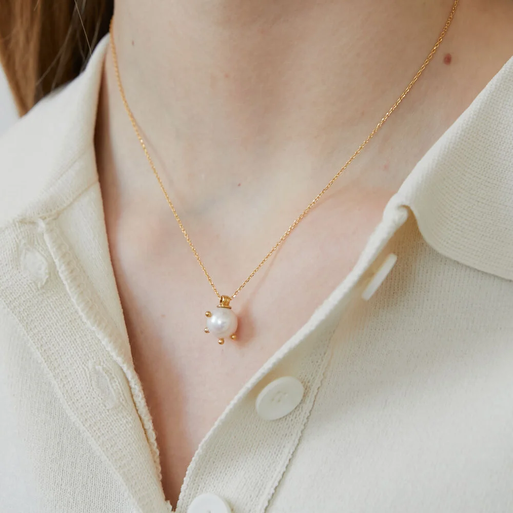 real pearl pendant necklace