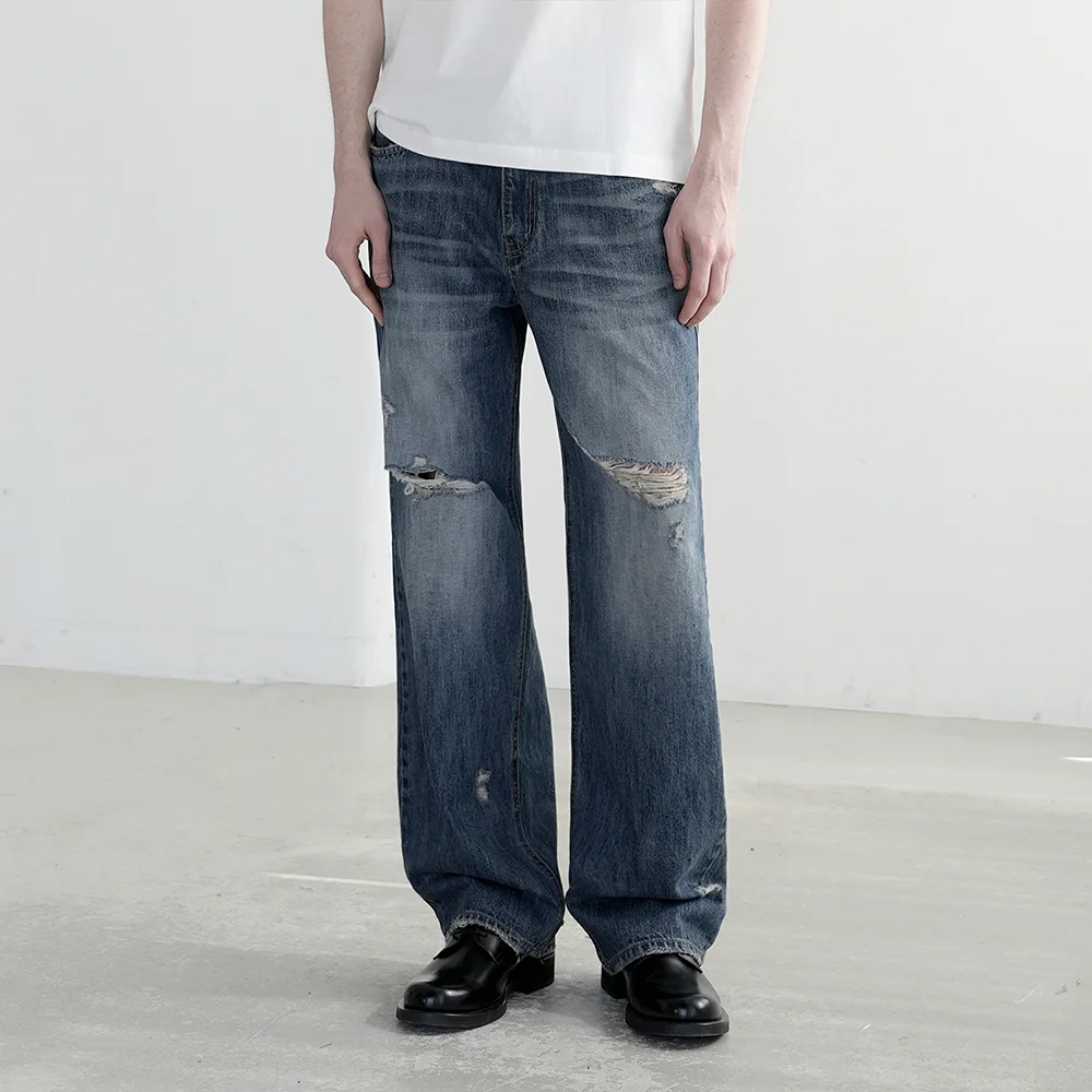 M266 VINTAGE DENIM PANTS_DEEP BLUE
