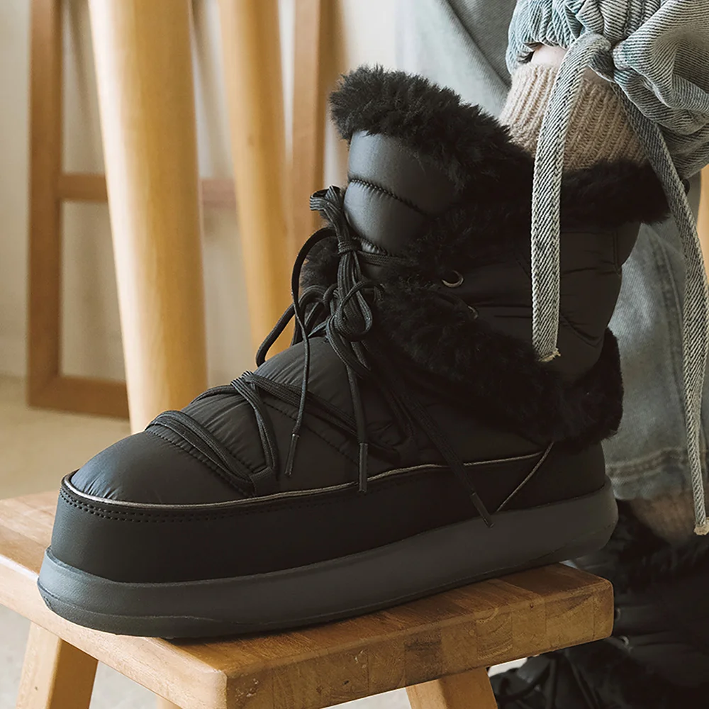 COCOON PADDED BOOTS - 2 colors